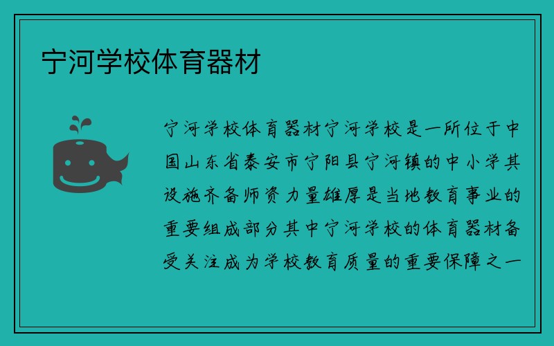 宁河学校体育器材